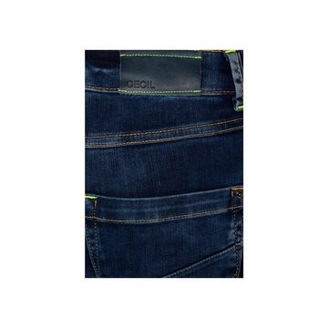 Cecil Regular-fit-Jeans blau loose fit (1-tlg)