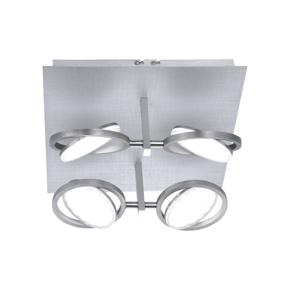 Paul Neuhaus Smarte LED-Leuchte LED Deckenlampe Spot Q - ORBIT Smart Home, Smart Home, CCT-Farbtemperaturregelung, Dimmfunktion, Memoryfunktion, mit Leuchtmittel, Warmweiß bis Tageslichtweiß, dimmbar per Fernbedienung Strahler schwenkbar, CCT