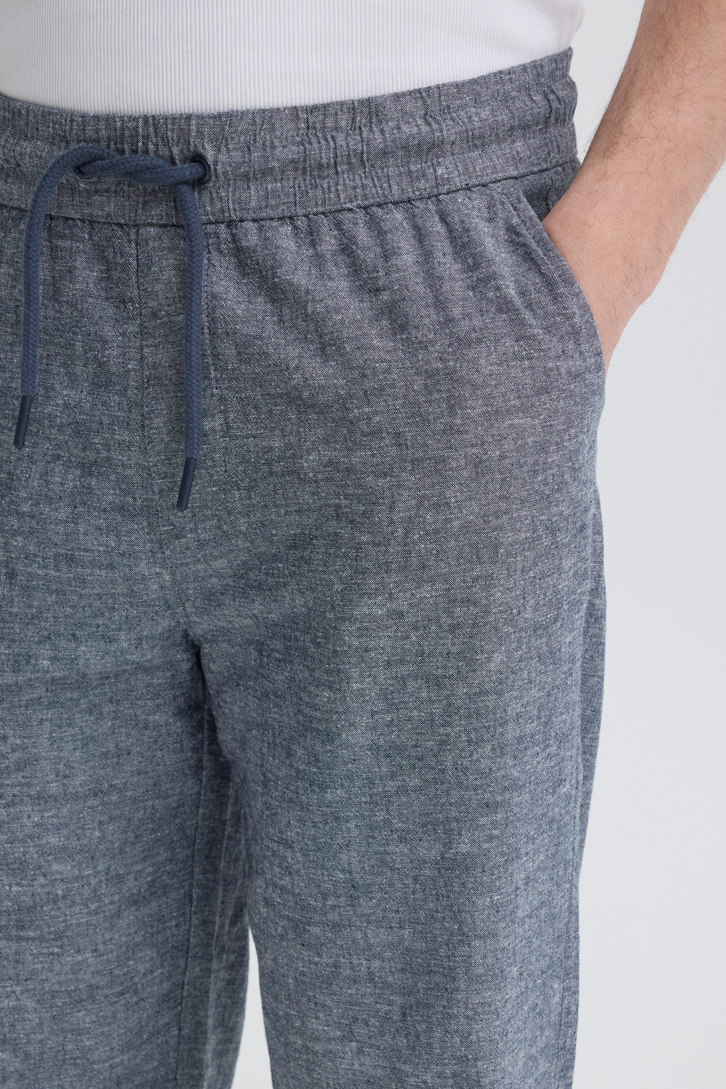 Blend Leinenhose BHABAN LIN PANTS PP NOOS sommerlich, mit hohem Baumwollanteil