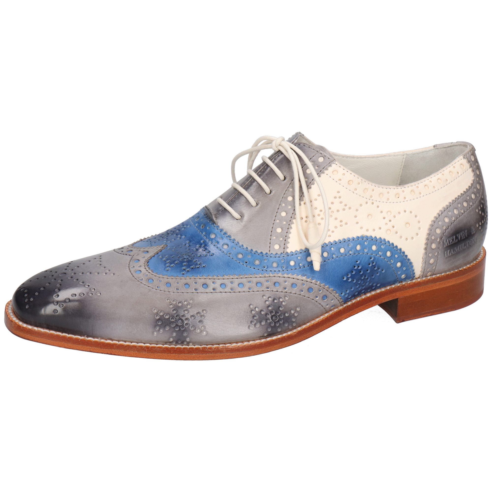 Melvin & Hamilton Jeff 28 Leder-Oxford Schuhe für Herren Schnürschuh Flache günstig online kaufen