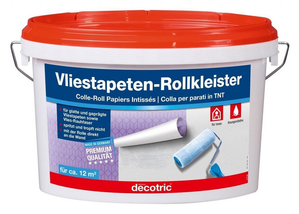 2,5 Kleister decotric® kg Decotric Vliestapeten-Rollkleister