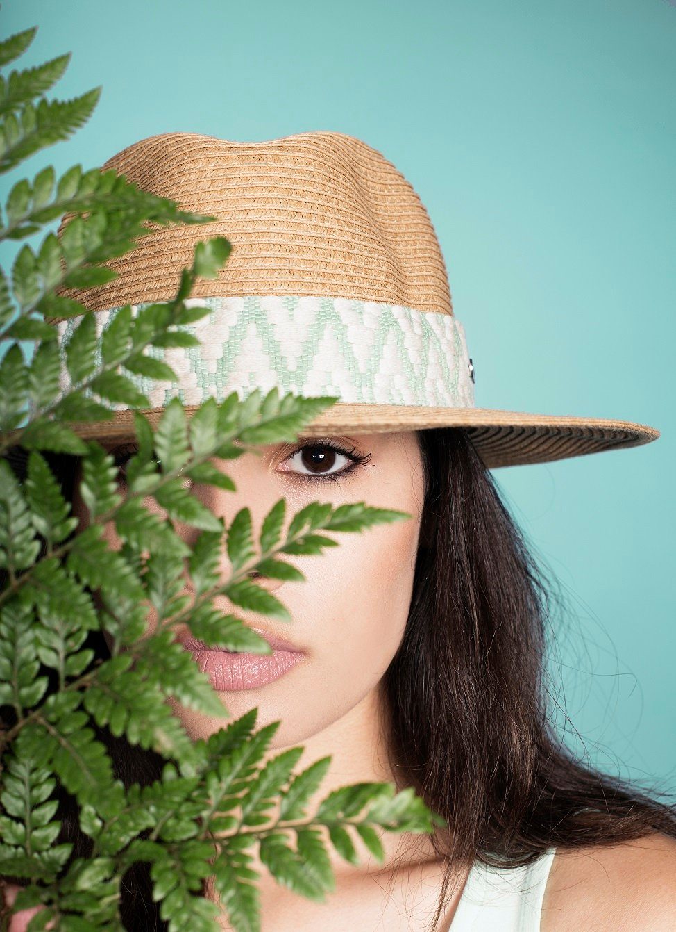 chillouts Strohhut knautschbarer Papierfedora Ethnoband günstig online kaufen