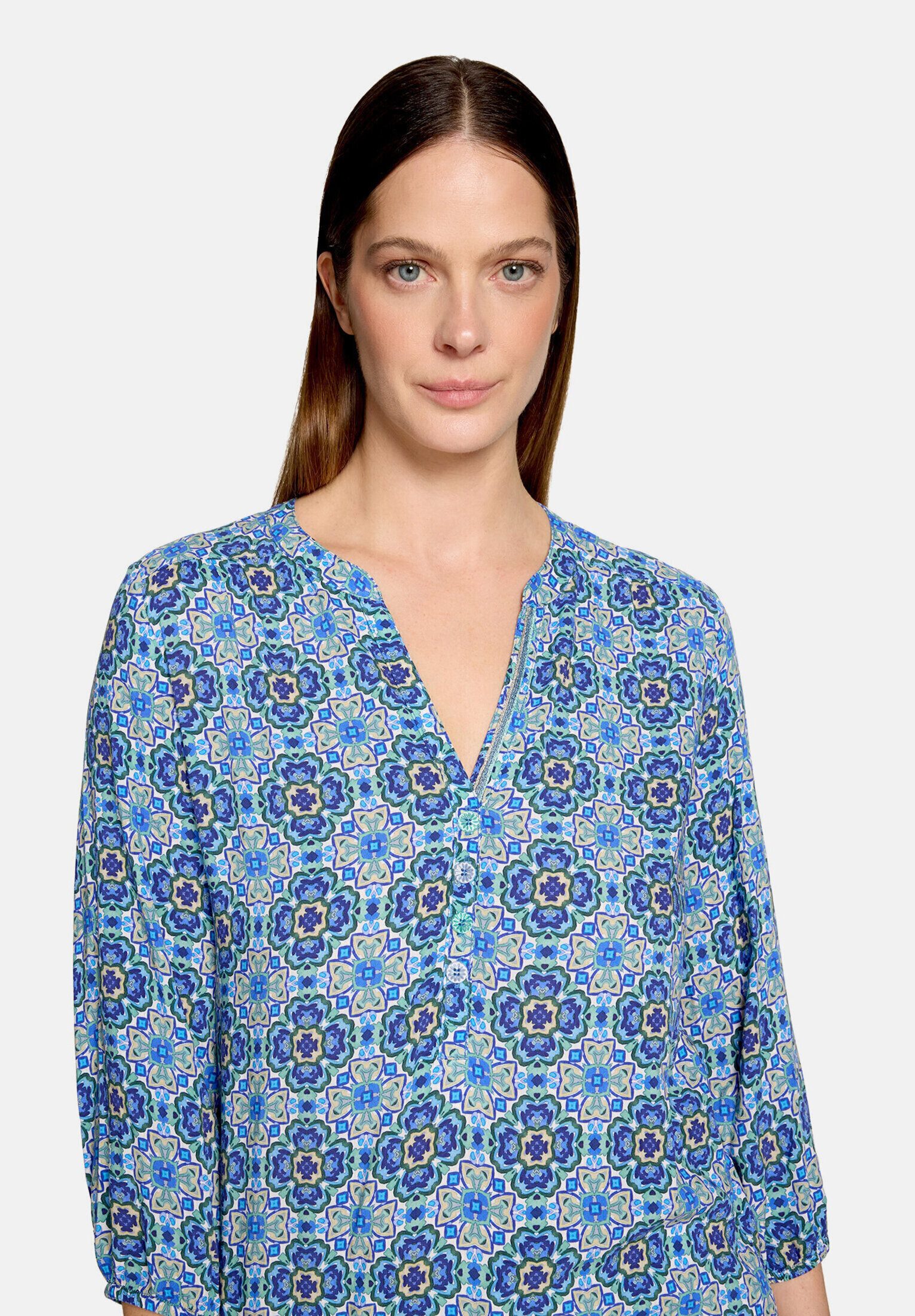 Cartoon Schlupfbluse Damen mit Muster