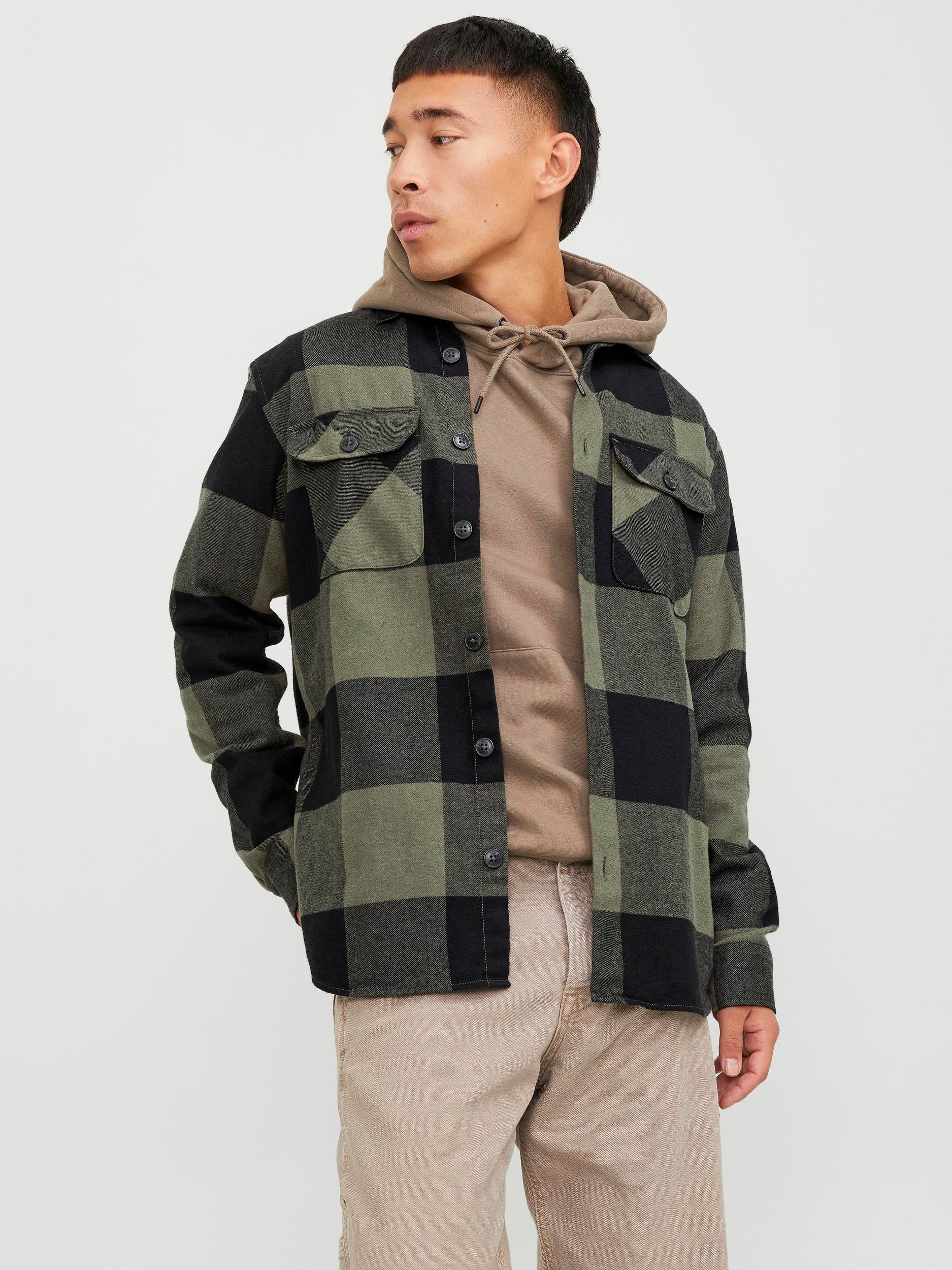 Jack & Jones Langarmhemd JJEDARREN OVERSHIRT günstig online kaufen