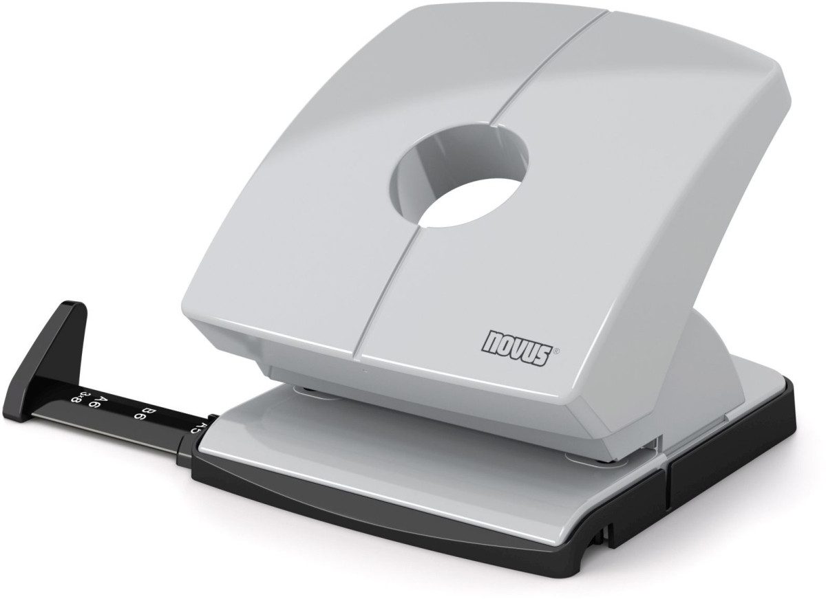 NOVUS Locher Locher B230 Metall/Kunststoff 3mm/30 Blatt grau (20 Stück)