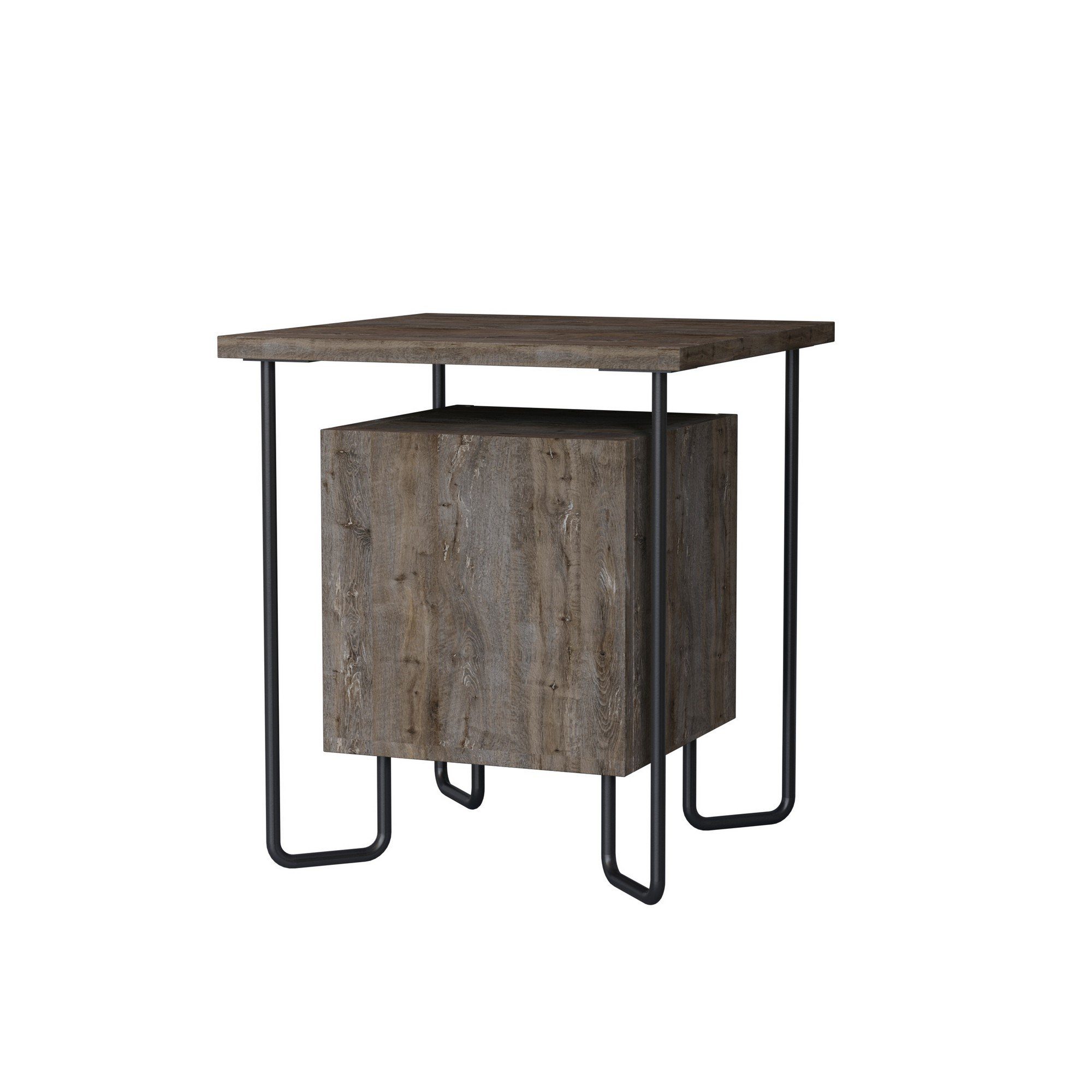 Nachtkonsole 100% MELAMINE COATED PARTICLE BOARD, 45 cm x 40 cm x 40 cm S3425