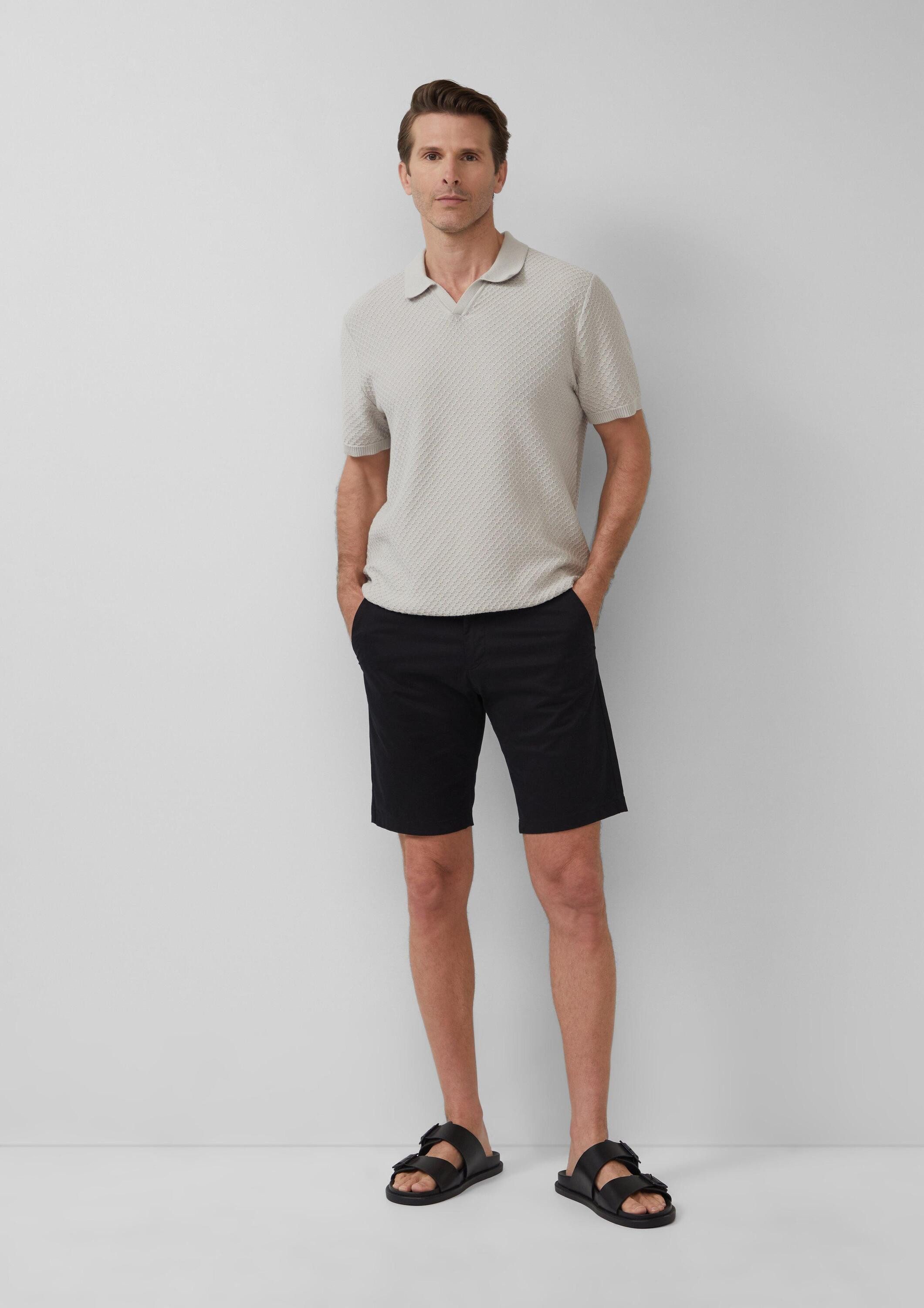 s.Oliver Shorts Bermuda Chino-Shorts aus feinem Baumwollstretch