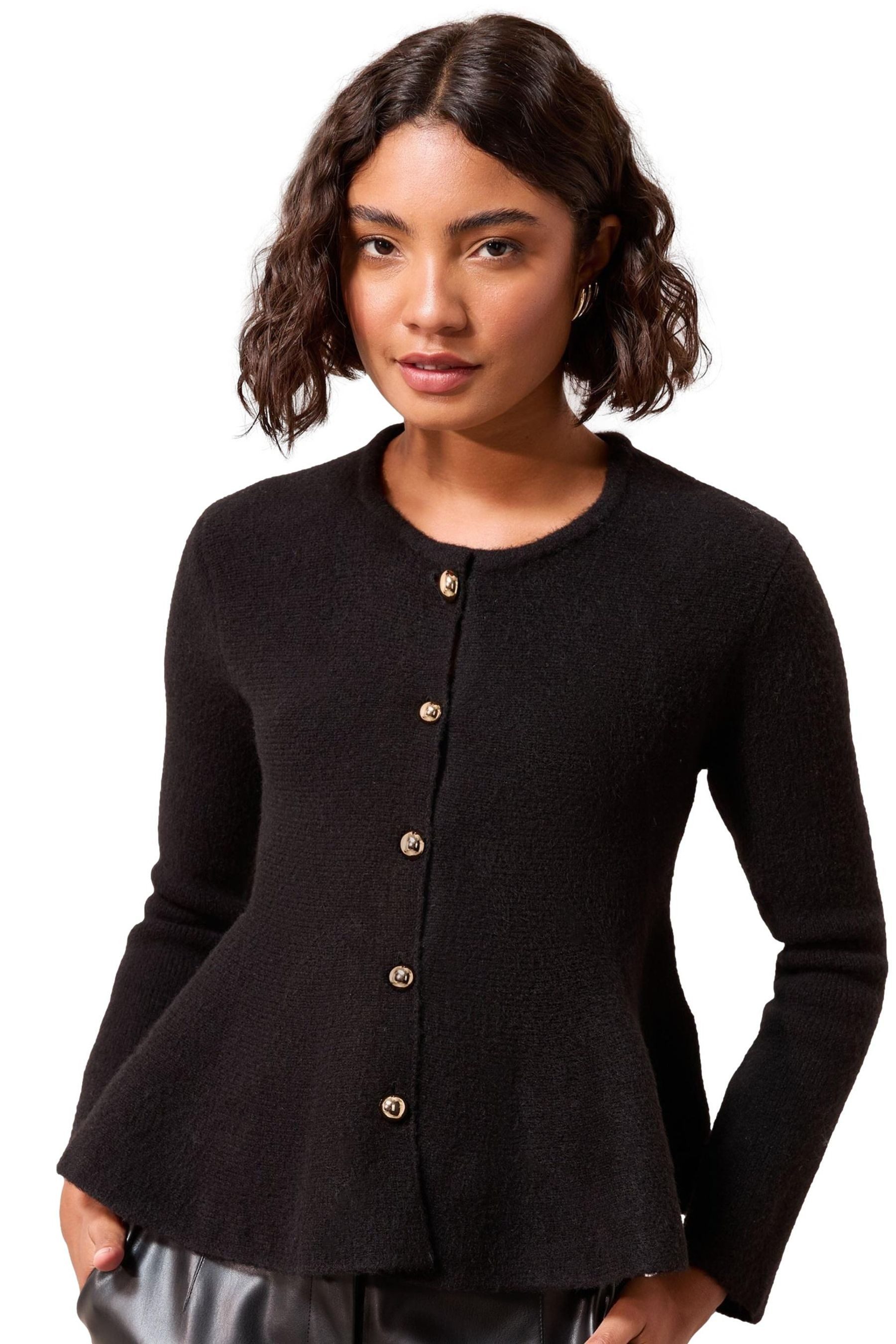 Friends Like These Strickjacke Friends Like These Strickjacke mit Schößchen günstig online kaufen