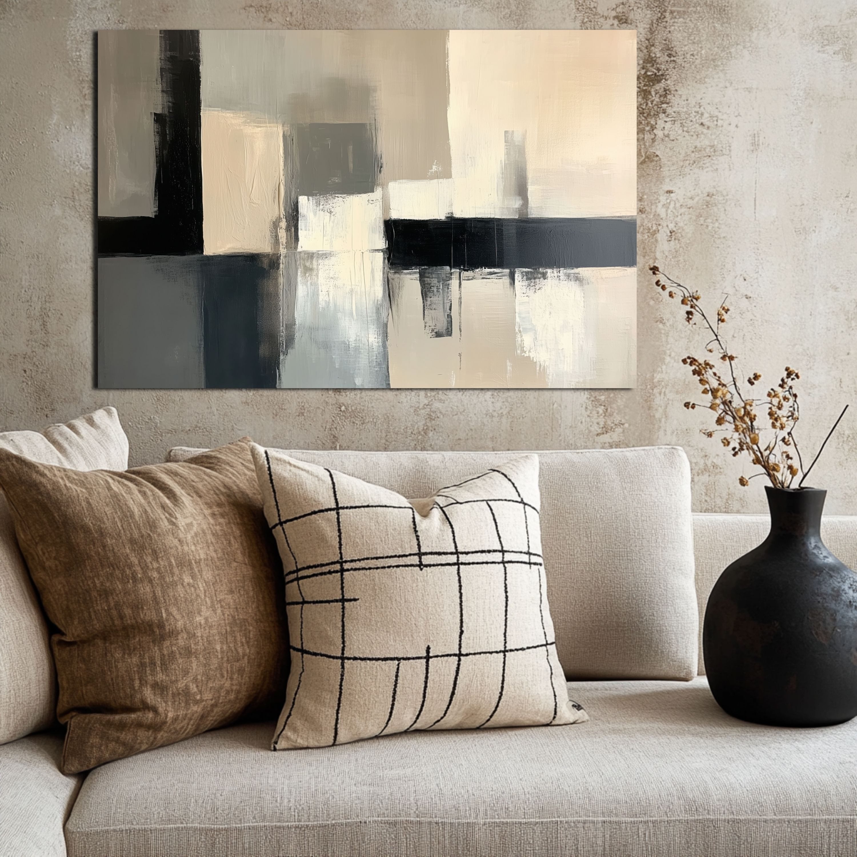 DARO Design Leinwandbild Modern Abstrakt Wandbilder günstig online kaufen