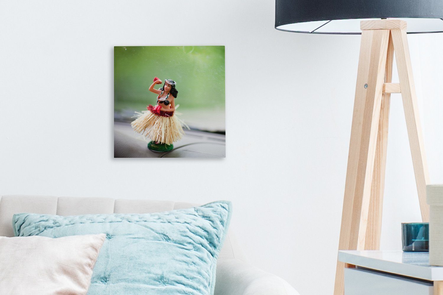 St), Leinwandbild Wohnzimmer Schlafzimmer Leinwand Hula-Tänzerin (1 Bilder für Armaturenbrett, dem auf OneMillionCanvasses®