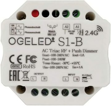 Ogeled LED Dimmer Universal Funk Dimmer Unterputz Smart-Home-Zubehör