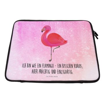 Mr. & Mrs. Panda Laptop-Hülle Flamingo classic - Aquarell Pink - Geschenk, ich, Selbstliebe, Tasche