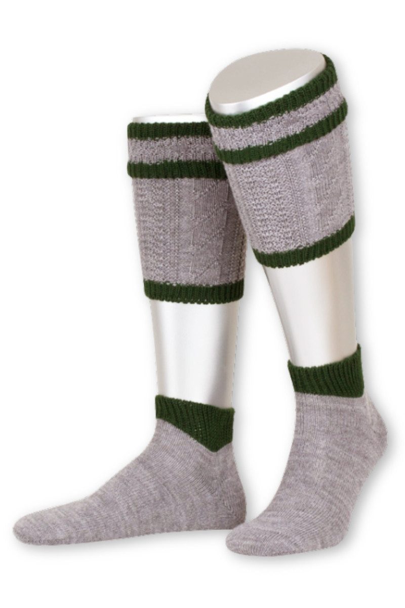 Trachtensocken Loferl - L479 - natur, mittelgrau