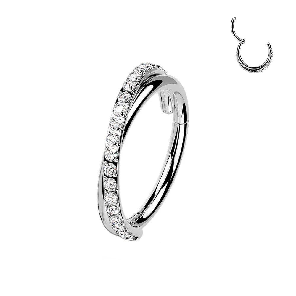 Taffstyle Nasenpiercing Septum Piercing Clicker Tragus Helix Piercing Doppe günstig online kaufen