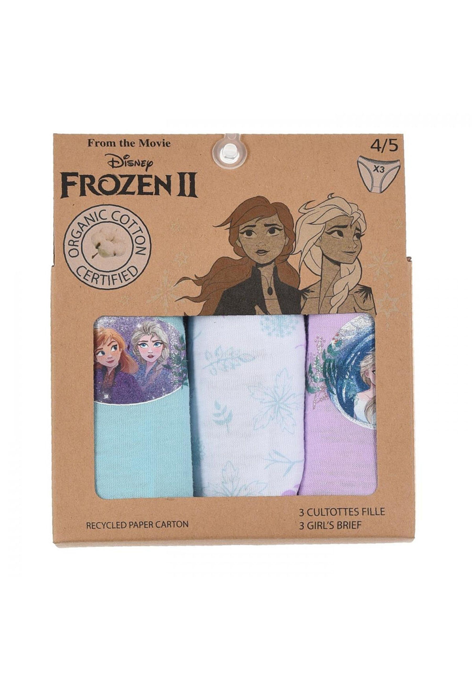Elsa Anna Mädchen (3-St) Die Frozen Eiskönigin und Kinder Schlüpfer Slip Unterhosen Disney -