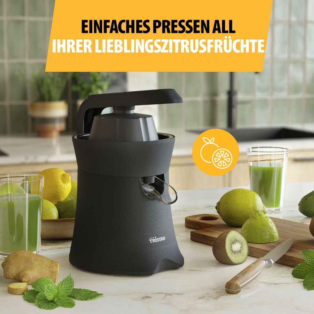 Tristar Zitruspresse Tristar CP-3015 Zitruspresse - Einzigartiger Presshebel - 120 W, 120 W, Einzigartiger Presshebel – 120 W