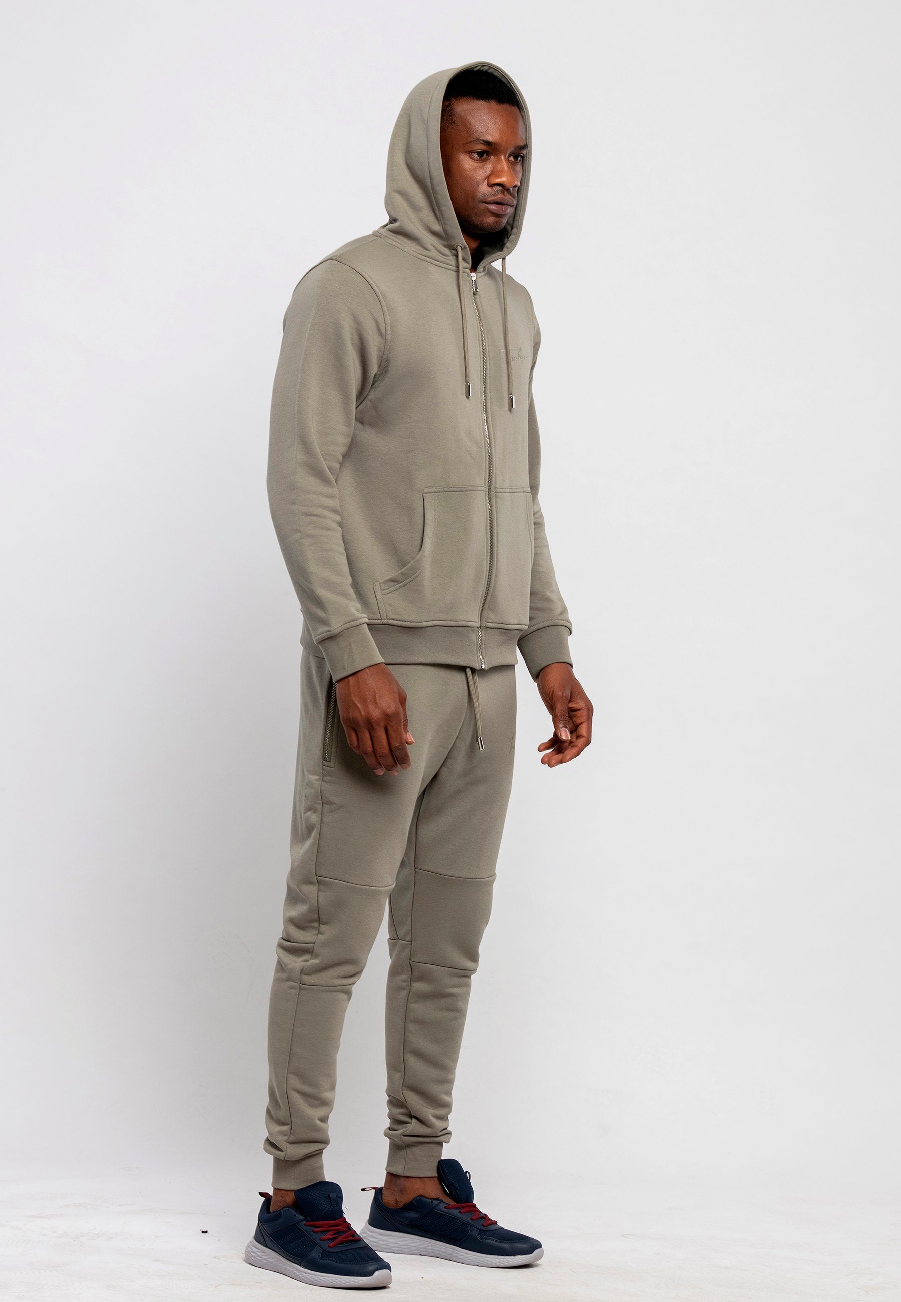 Tom Barron Jogginganzug Zipper Urban Minimal Set