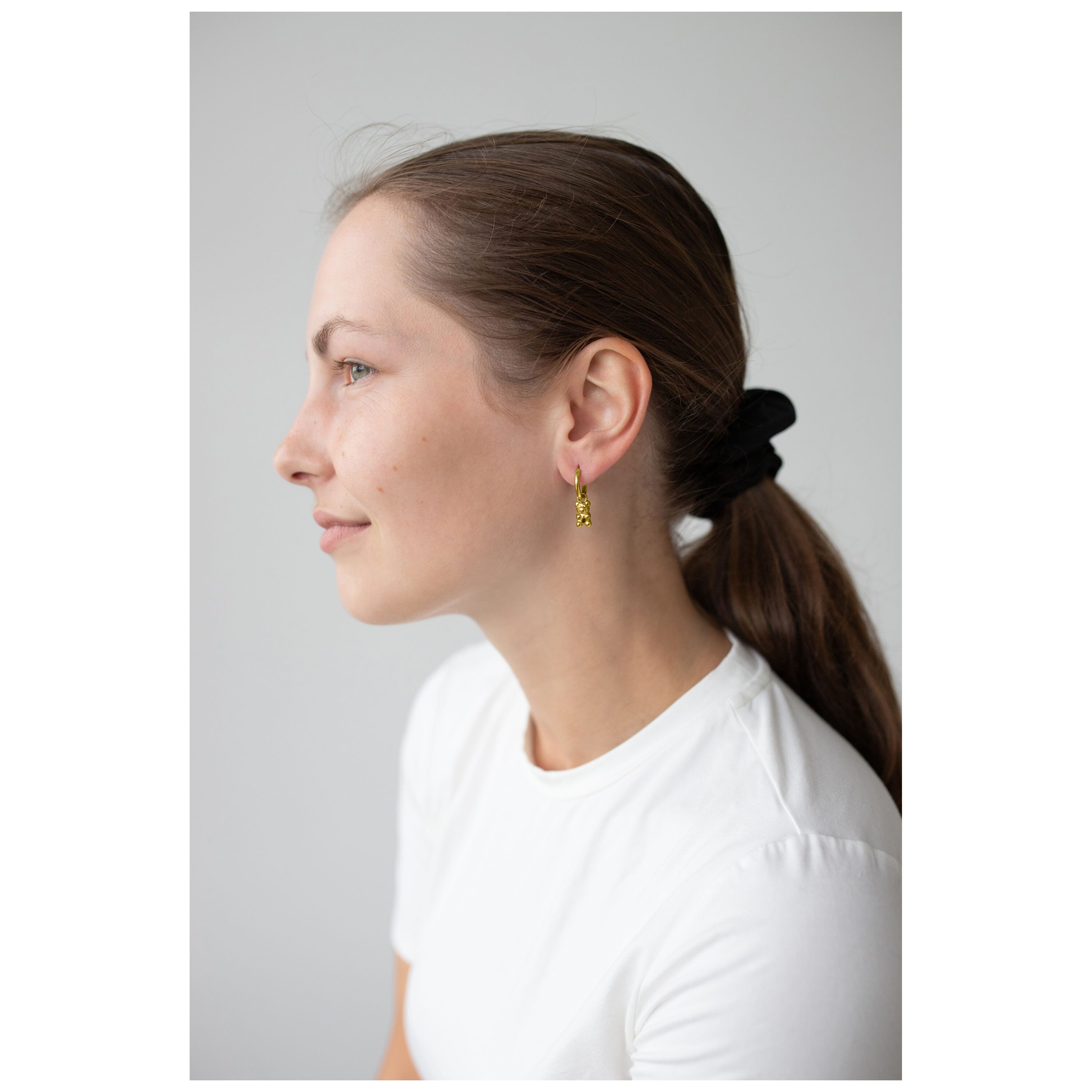 Wildcat Paar Ohrhänger Little Gummi Bear Hoops, wasserfest, langlebig, hautverträglich