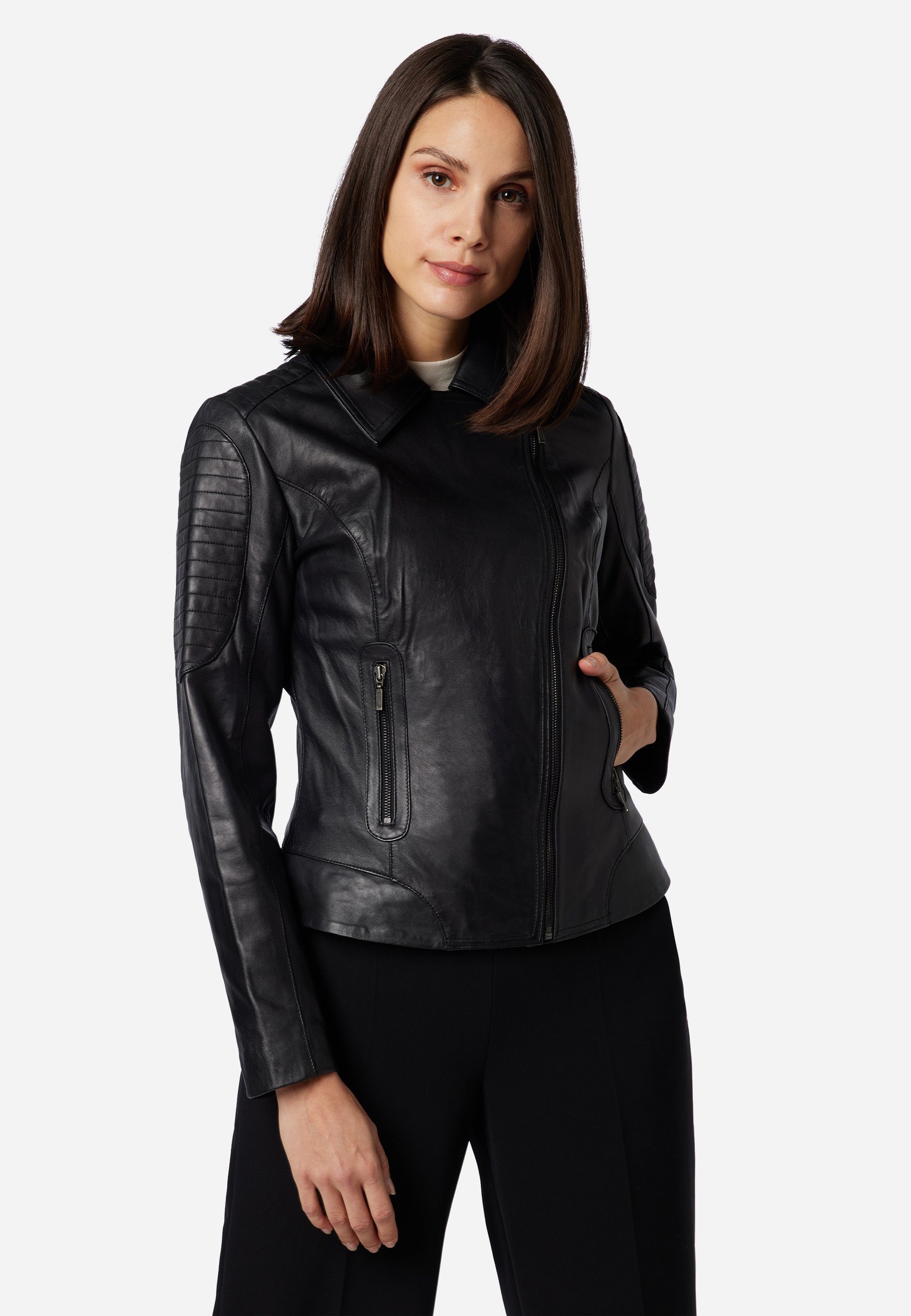 RICANO Lederjacke Nora Hochwertiges Lammleder günstig online kaufen