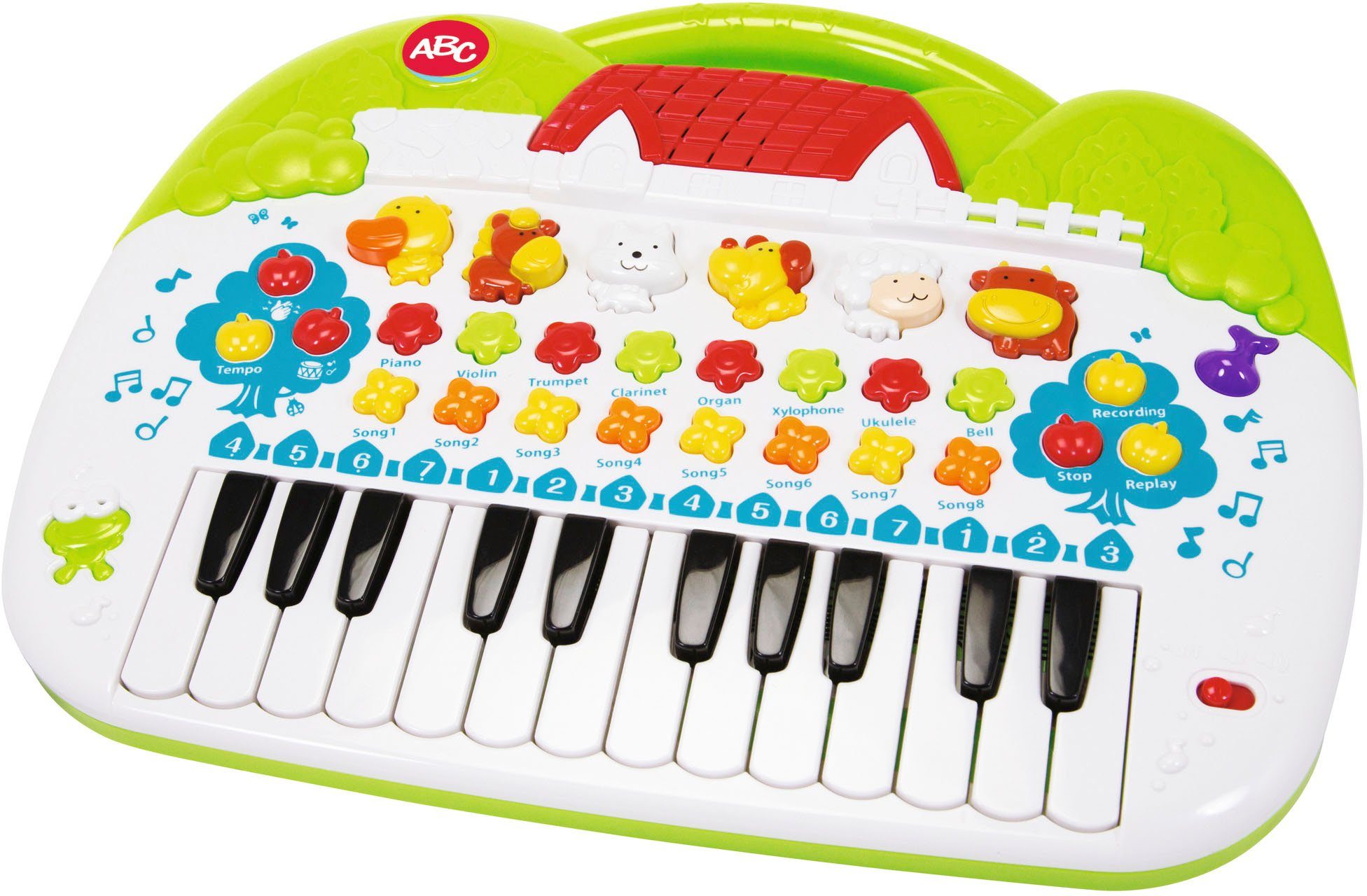 SIMBA Lernspielzeug ABC Tier-Keyboard, mit Licht und Sound