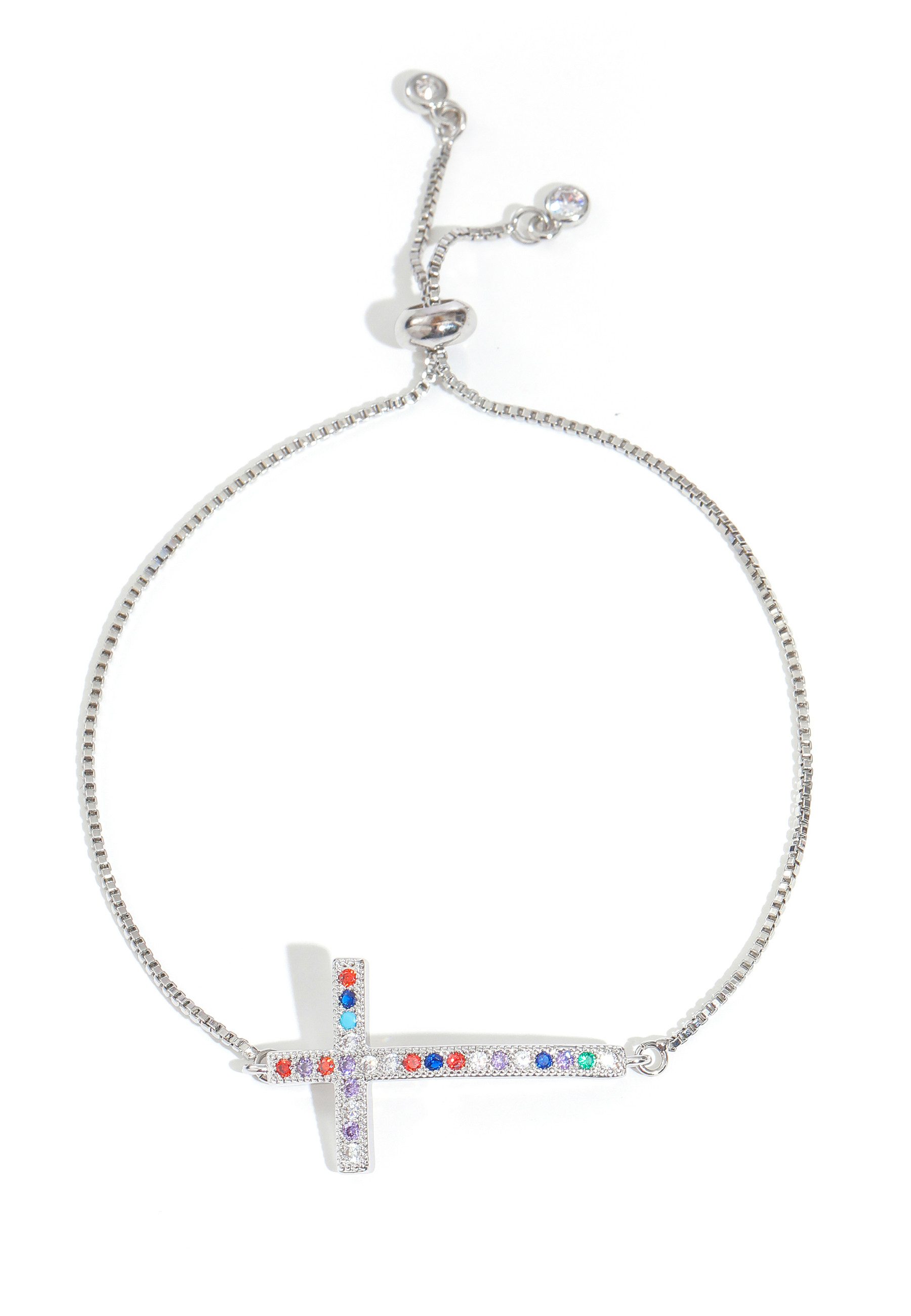 GOLDKLEIN Edelstahlarmband Edelstahl Kreuz Schmuck Armkette, Damen, inkl. G günstig online kaufen