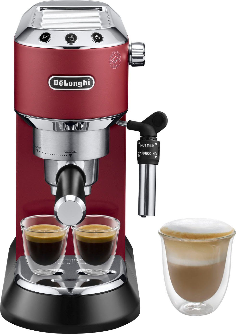 De'Longhi Siebträgermaschine Dedica Style EC 685.R, 1350 Watt, 15 Bar