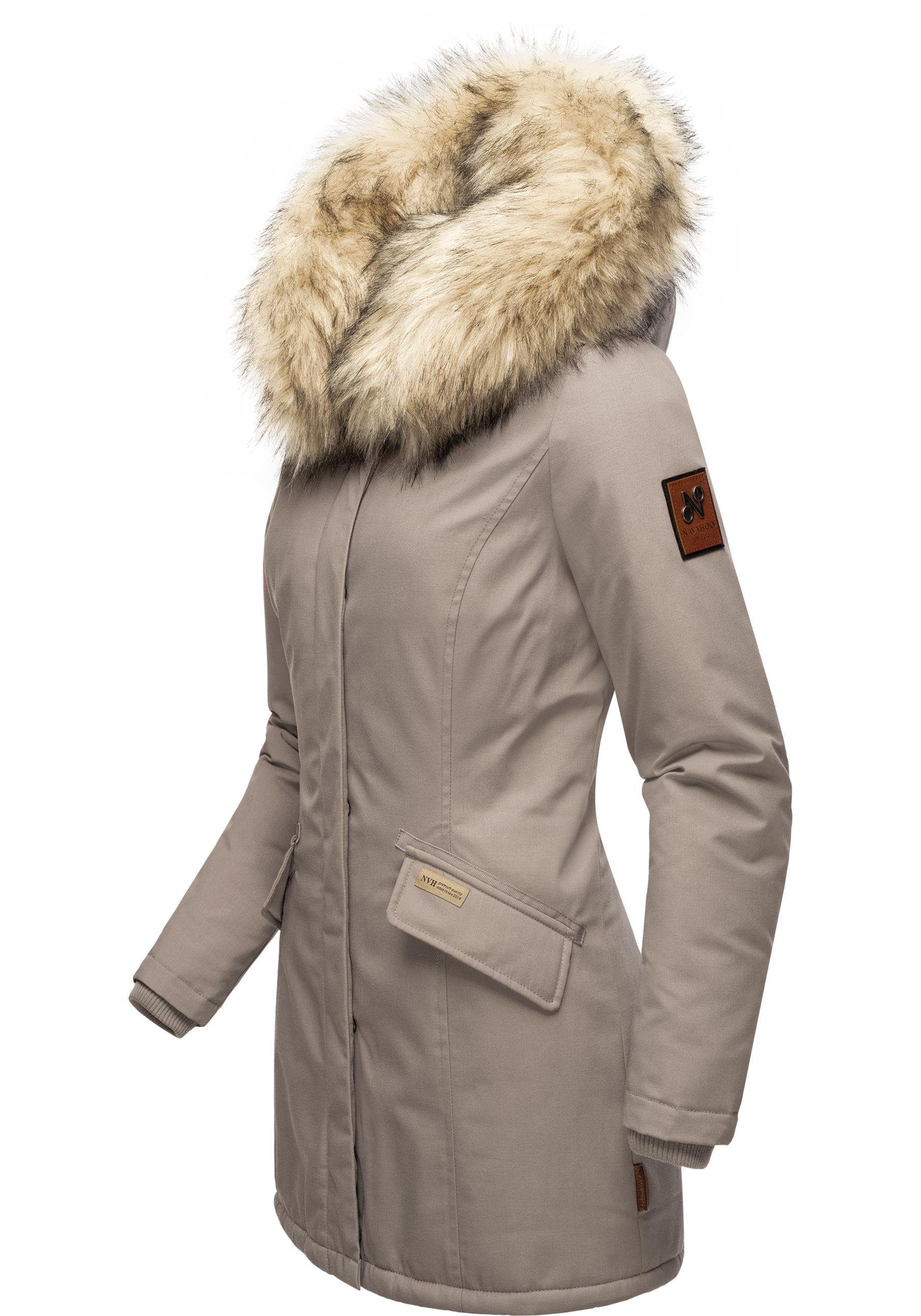 Navahoo Wintermantel Cristal stylischer Damen Winterparka günstig online kaufen