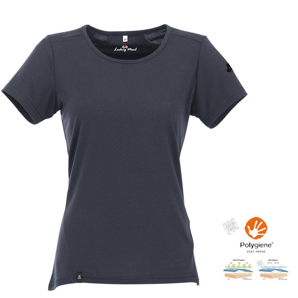 Maul Kurzarmshirt Maul - Damen T-Shirt Salamance Fresh, navy