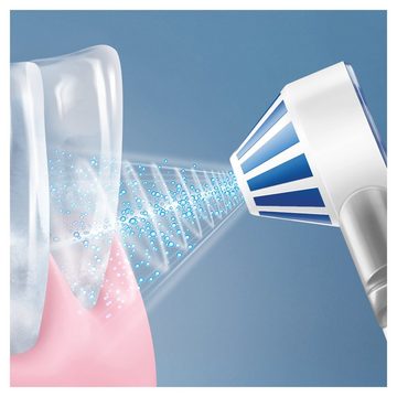 Oral-B Munddusche AquaCare 6 Pro-Expert, Aufsätze: 2 St., Oxyjet-Technologie, gezielter oder rotierender Wasserstrahl