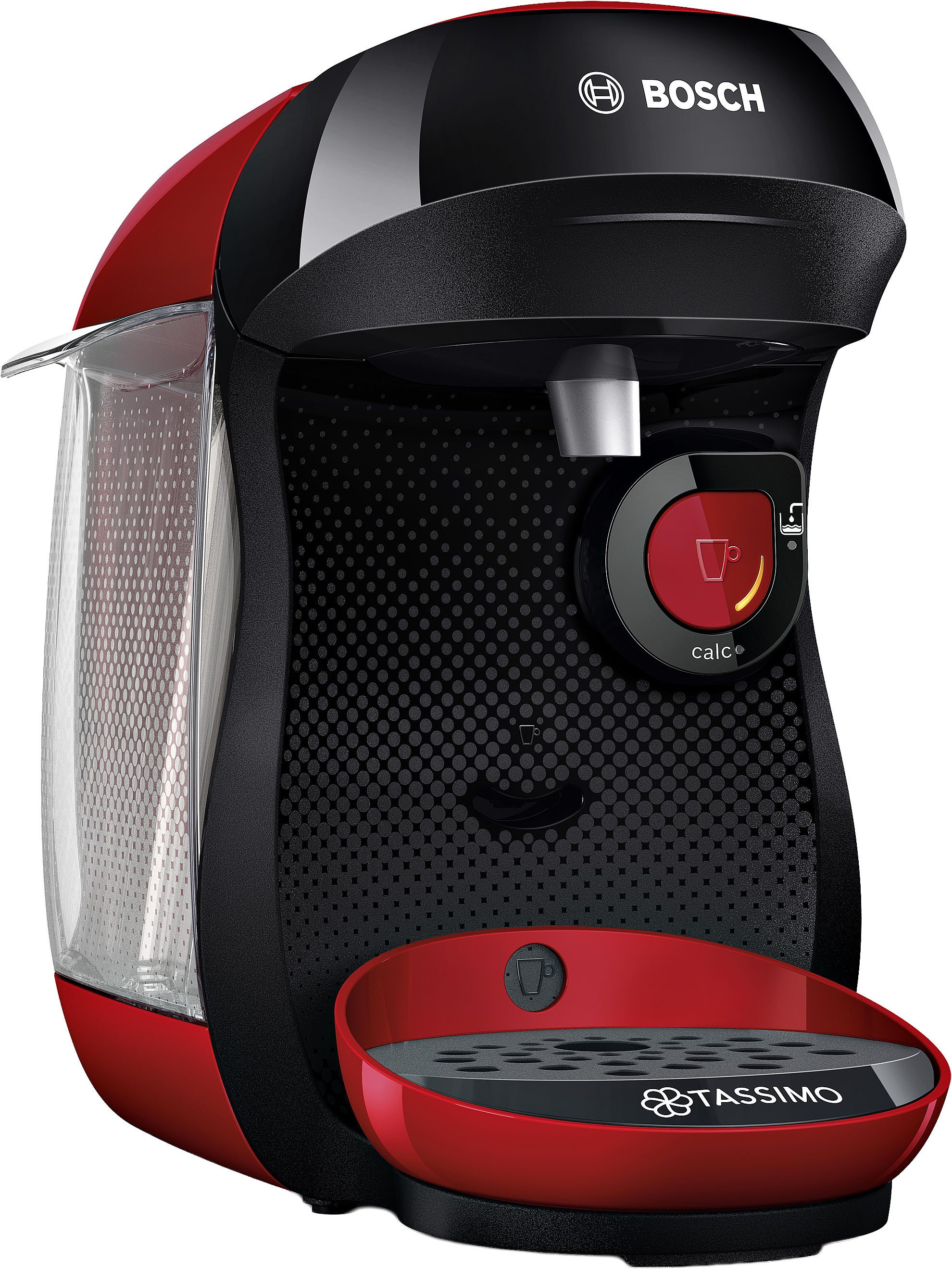 TASSIMO Kapselmaschine happy friendly TAS103E, über 70 Getränke, platzsparend, geeignet für alle Tassen, Wassertank 0,7 L, schwarz