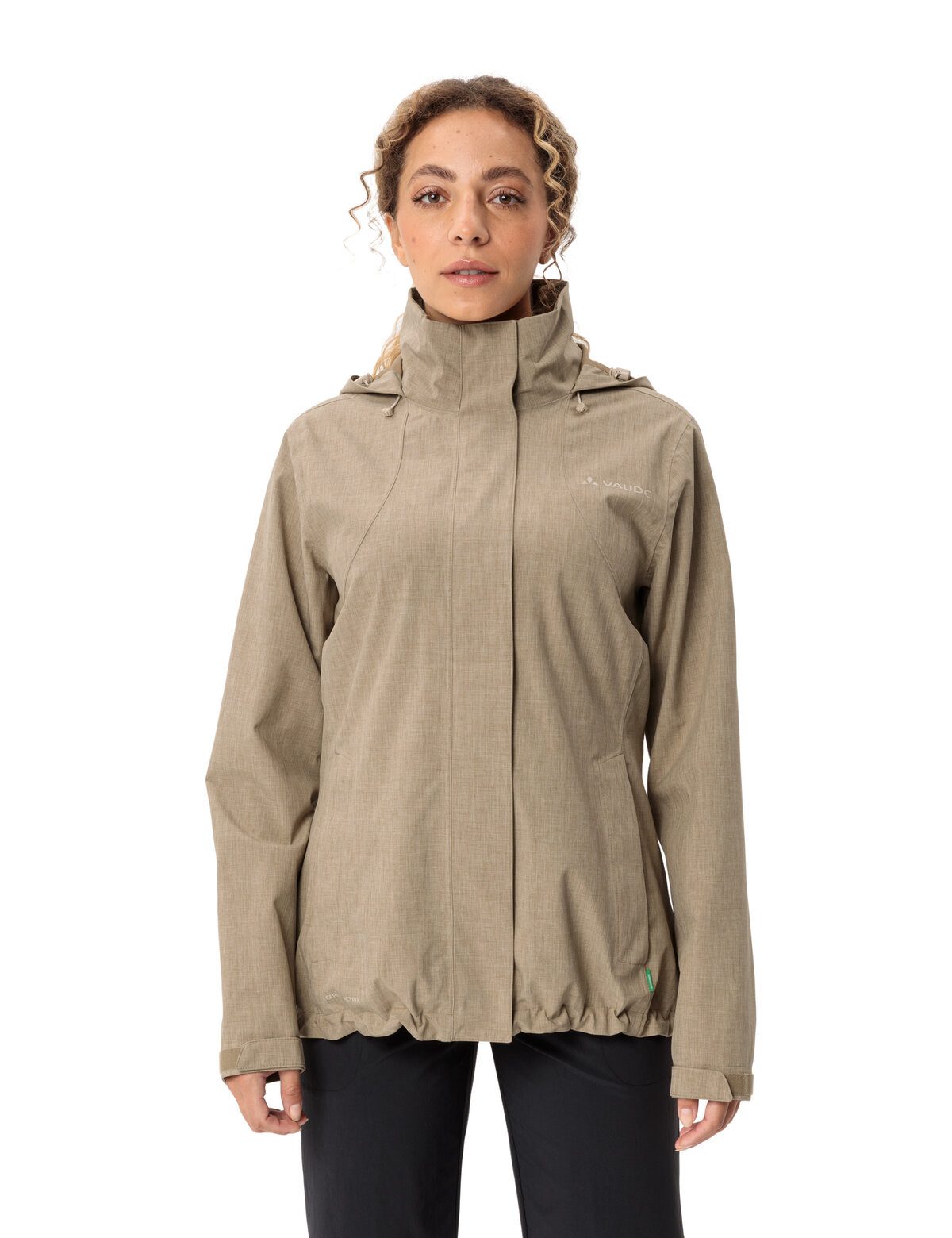 VAUDE Outdoorjacke WOMEN'S ROSEMOOR JACKET II mit Reißverschlusstaschen, mit Kordelzug an der Kapuze