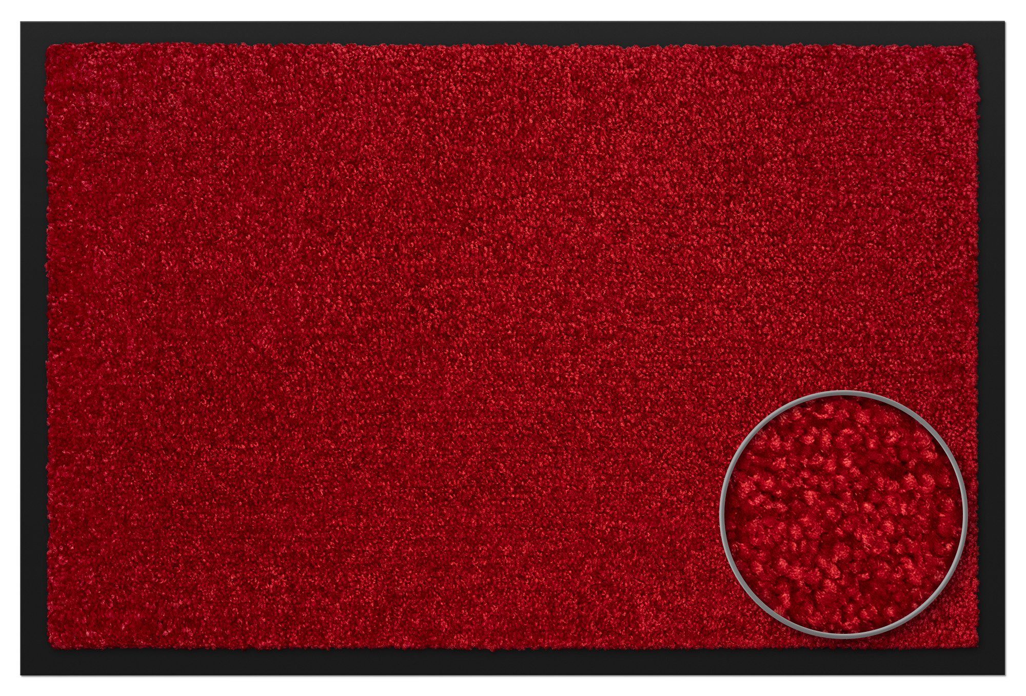 Innen- Schmutzfangmatte, Außenbereich mm, MAX, überdachten für One, Rot Fußmatte 7 und Höhe: JAN rechteckig,  geeignet
