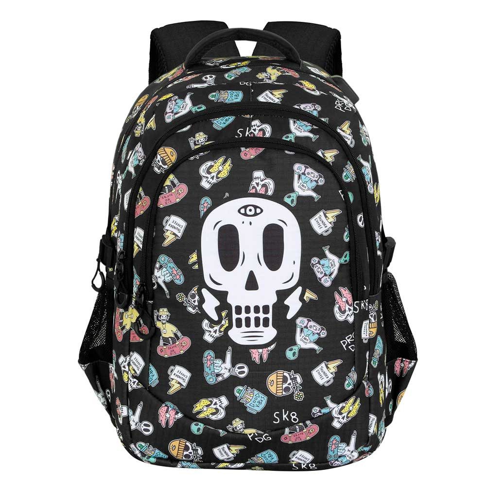 PRO DG Laptoprucksack Underground großer Rucksack Tagesrucksack Alltagsrucksack, USB-Anschluss für elektronische Geräte