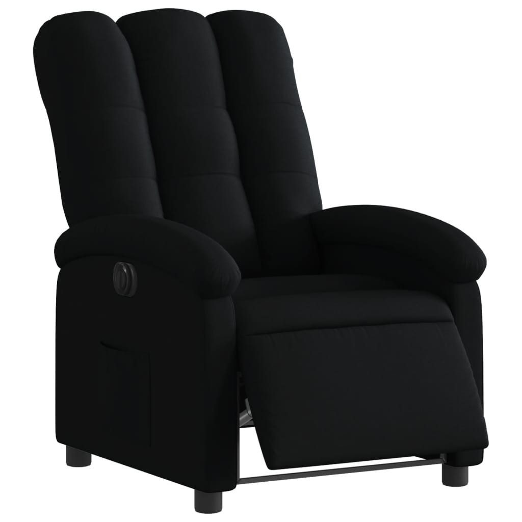 vidaXL Sessel Relaxsessel Elektrisch Schwarz Stoff günstig online kaufen