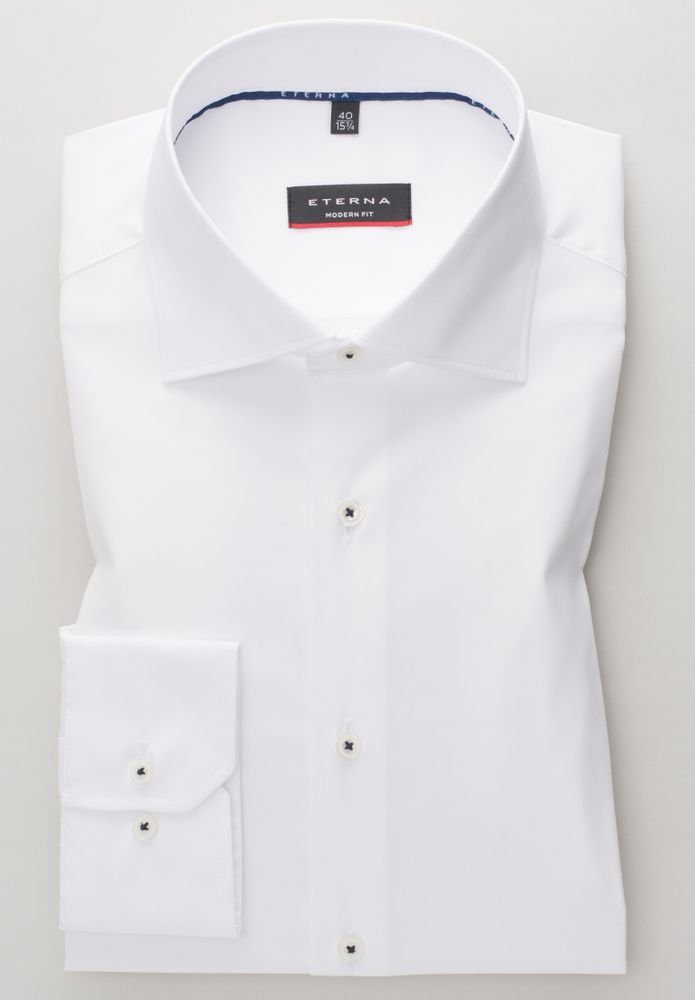 Eterna Langarmhemd "MODERN FIT", EASY IRON (bügelleicht) günstig online kaufen