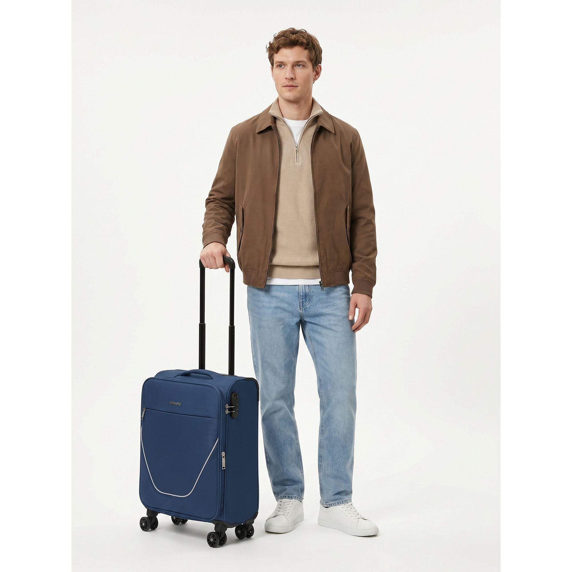 Stratic Handgepäck-Trolley taska, 4 Rollen, Polyester