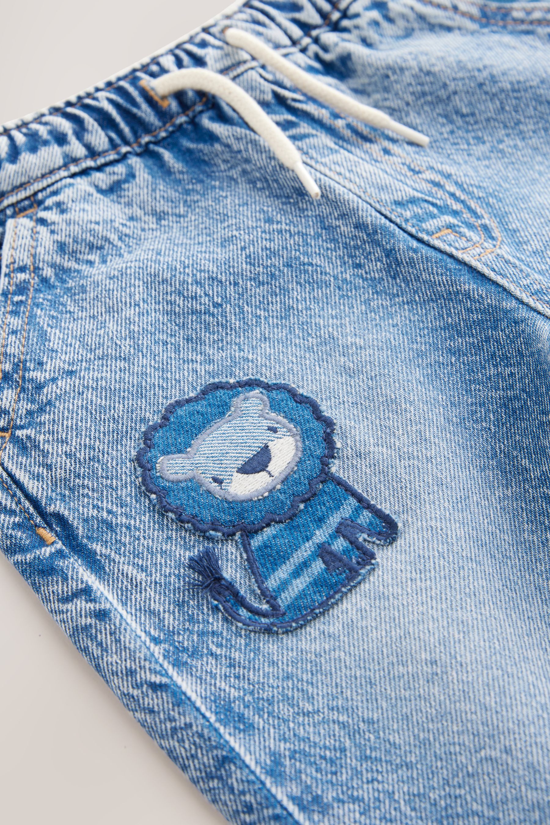 Next Pull-on Jeans Pull-on jeans with cuffs made of 100% cotton (1-piece)