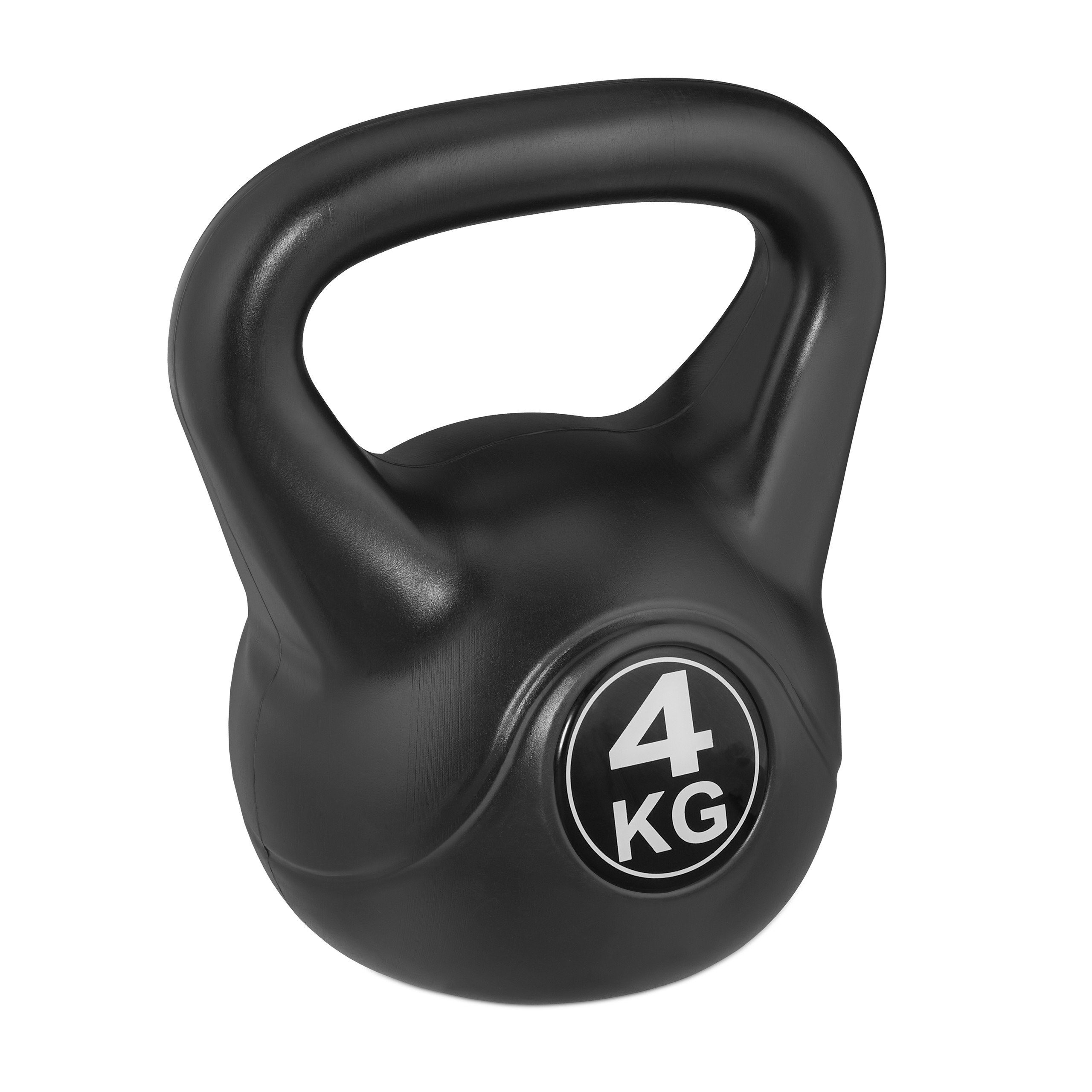 relaxdays Hantel Kettlebell Kugelhantel, 4kg