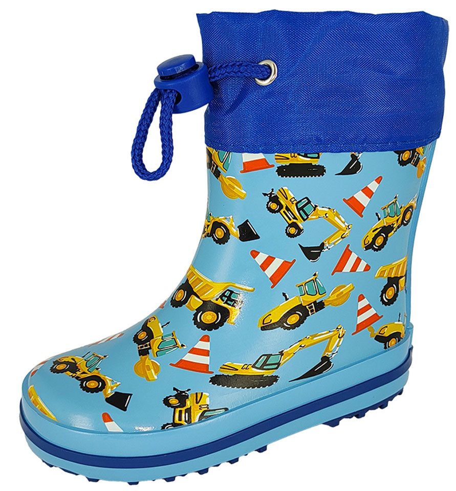 Beck Kleinkinder Резиновые сапоги Minibagger Резиновые сапоги aus Naturkautschuk - sehr flexibel