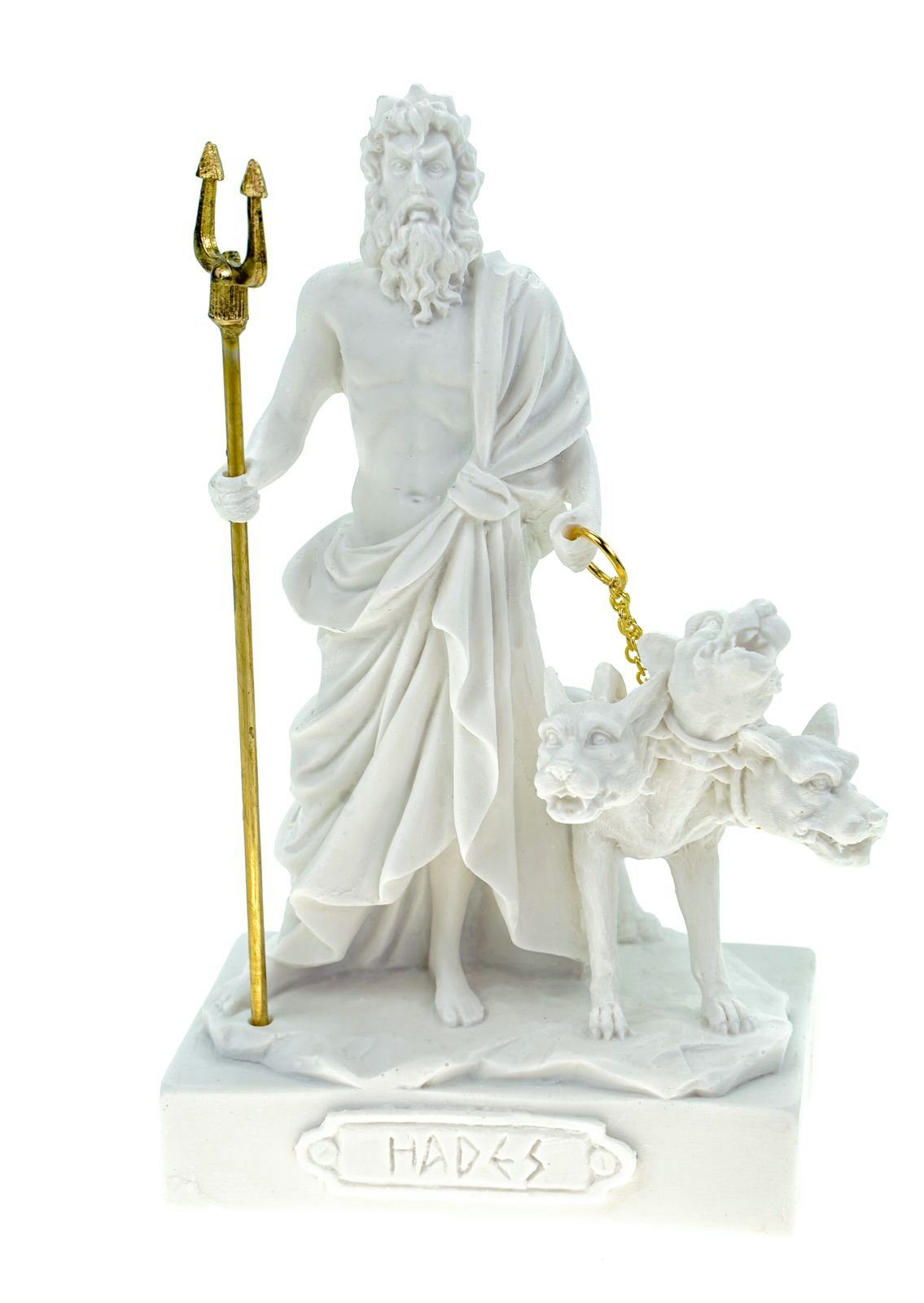 Kremers Schatzkiste Dekofigur Alabaster Figur Hades der Totengott 13 cm