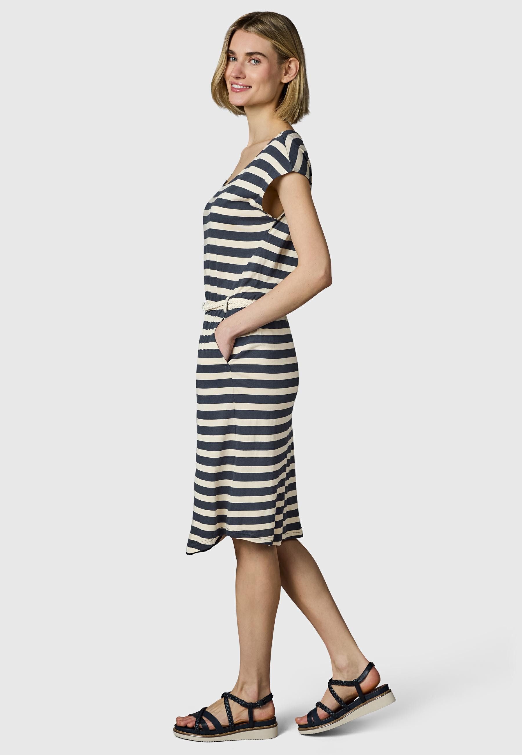 Ragwear Shirtkleid Lilithe YOUMODO Sommerkleid mit Alloverprint und Flechtg günstig online kaufen