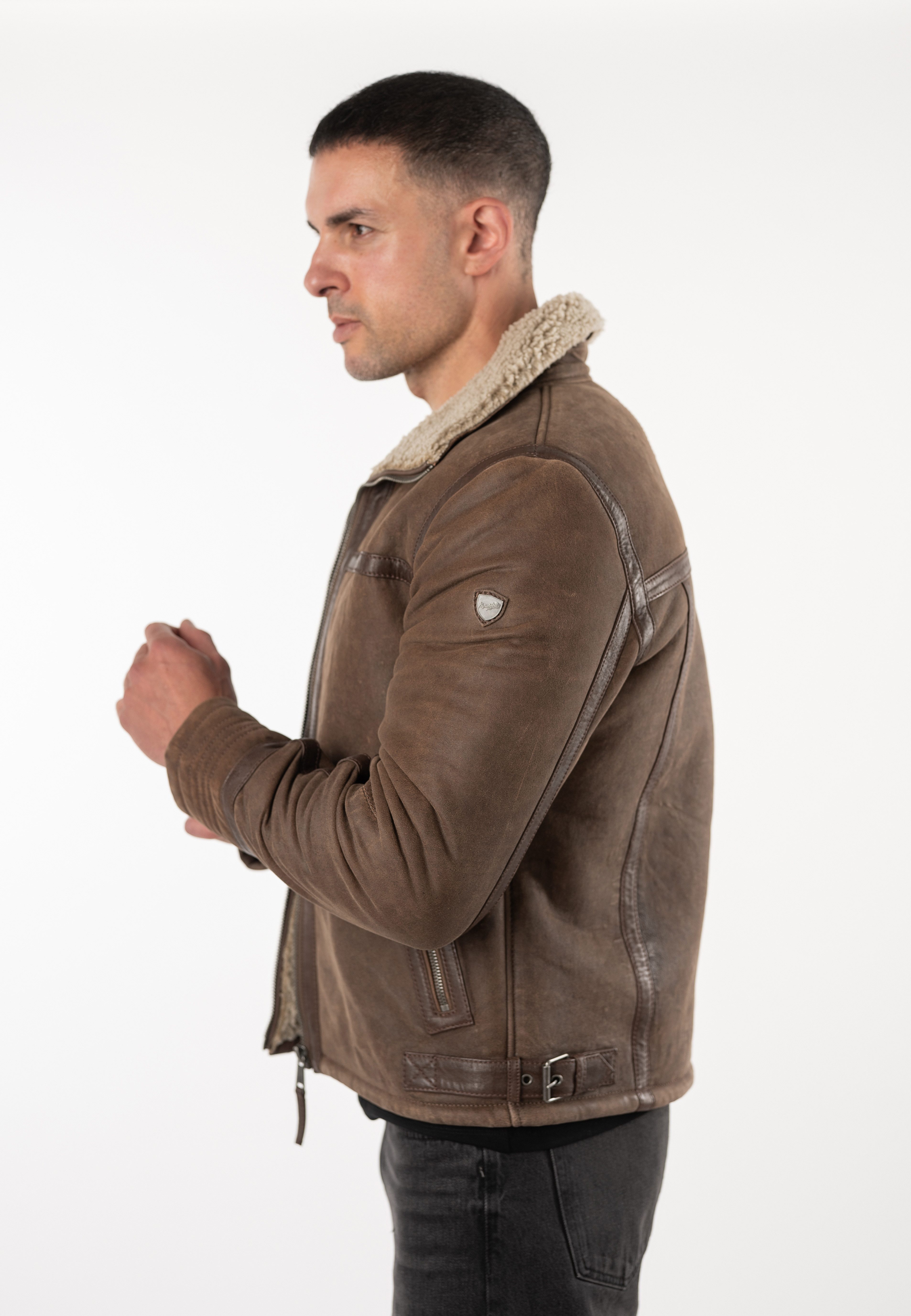 Mauritius Lederjacke MMArcticon mit Umlegekragen, Regular Fit – Bild 3 von 5