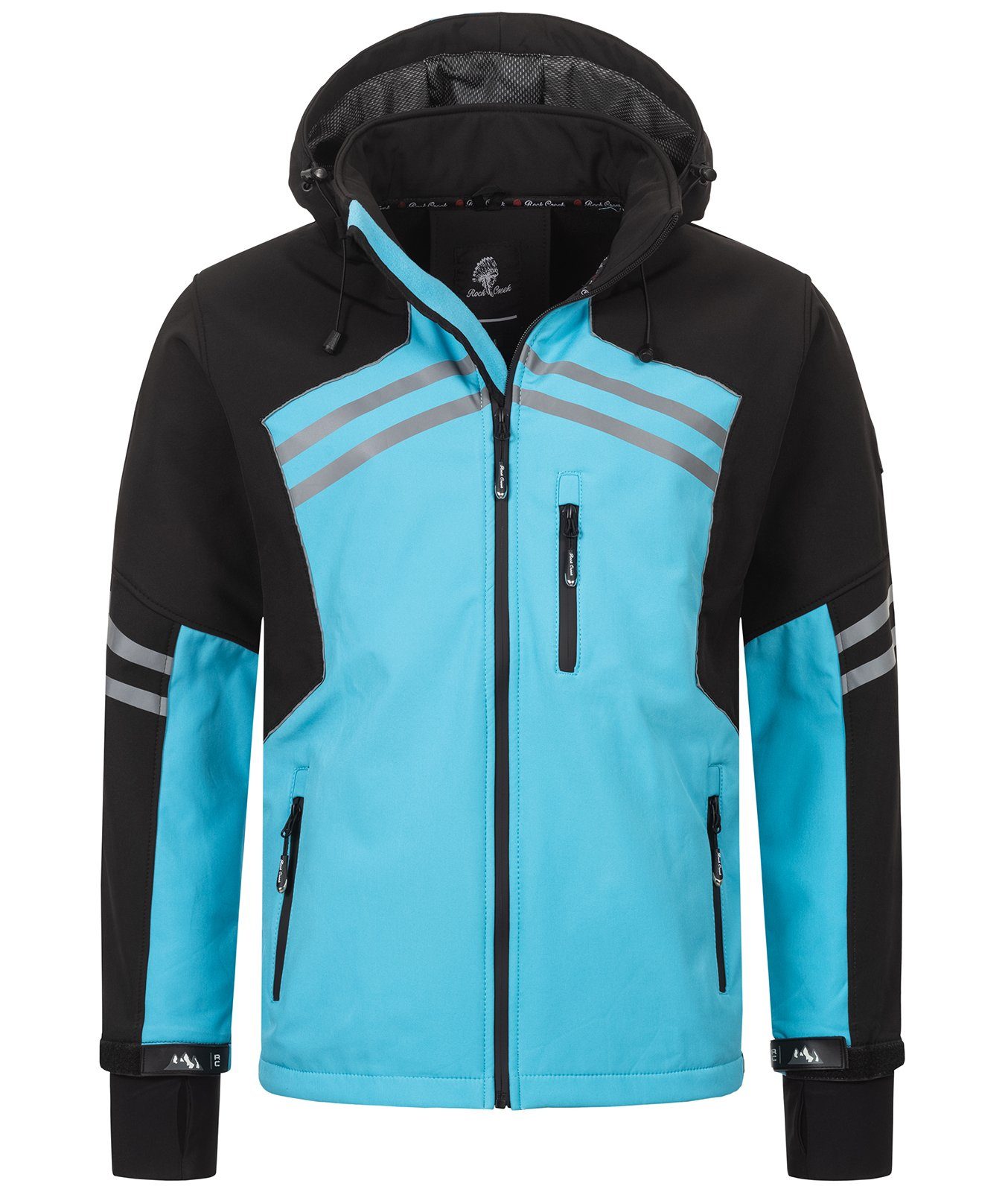 Rock Creek Softshelljacke Herren Softshelljacke Wanderjacke H-285
