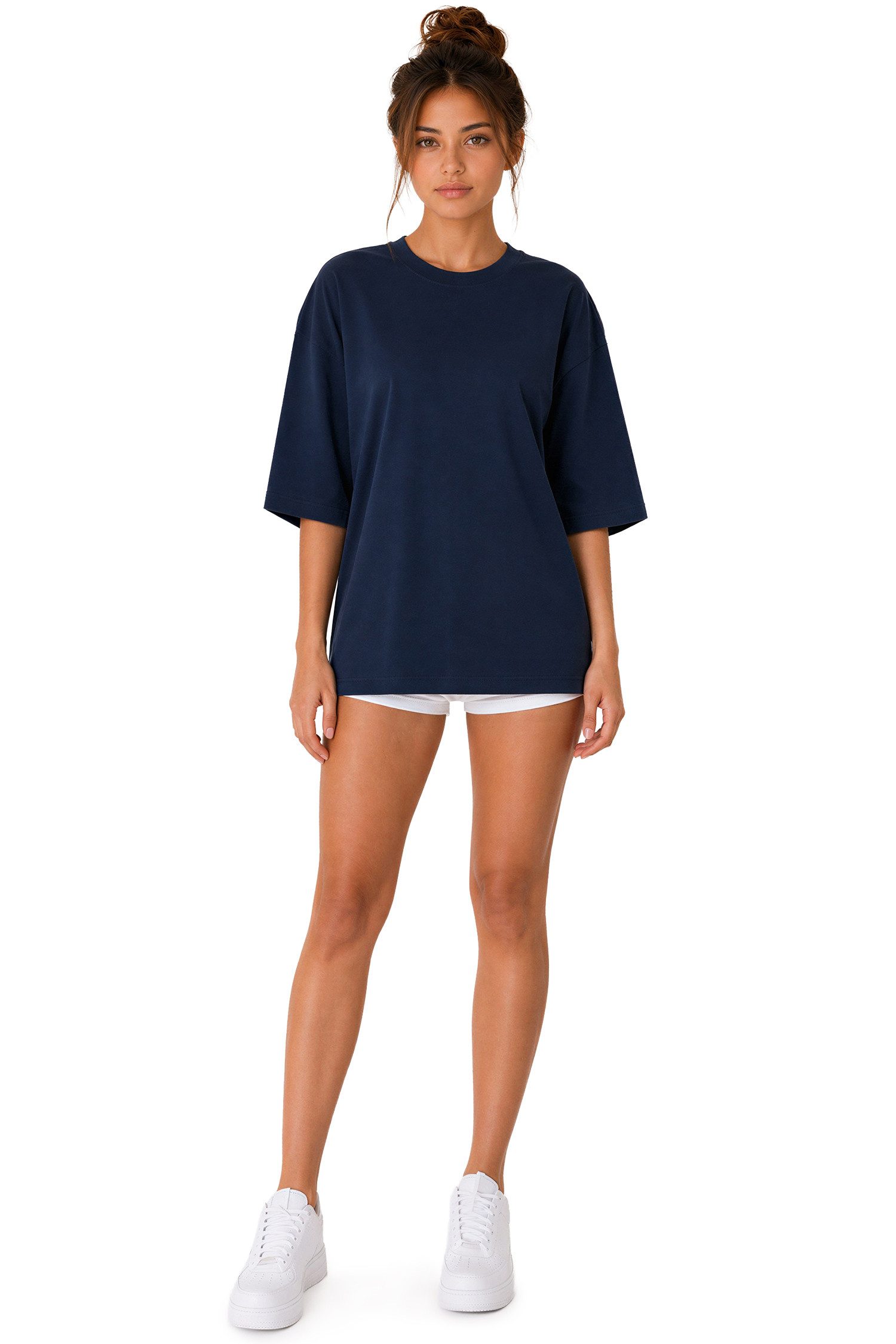 Oversize-Shirt Damen Oversized Kurzarmshirt 25RSW070