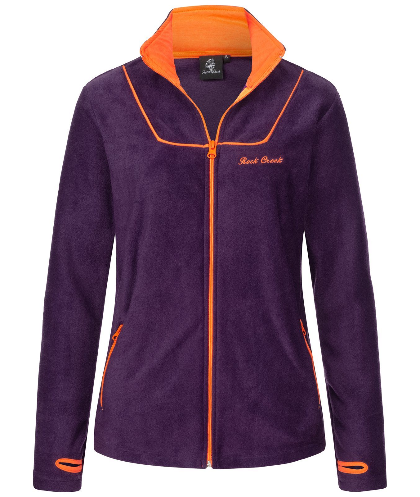 Rock Creek Fleecejacke Fleecejacke Violett Damen D-473 Übergangsjacke