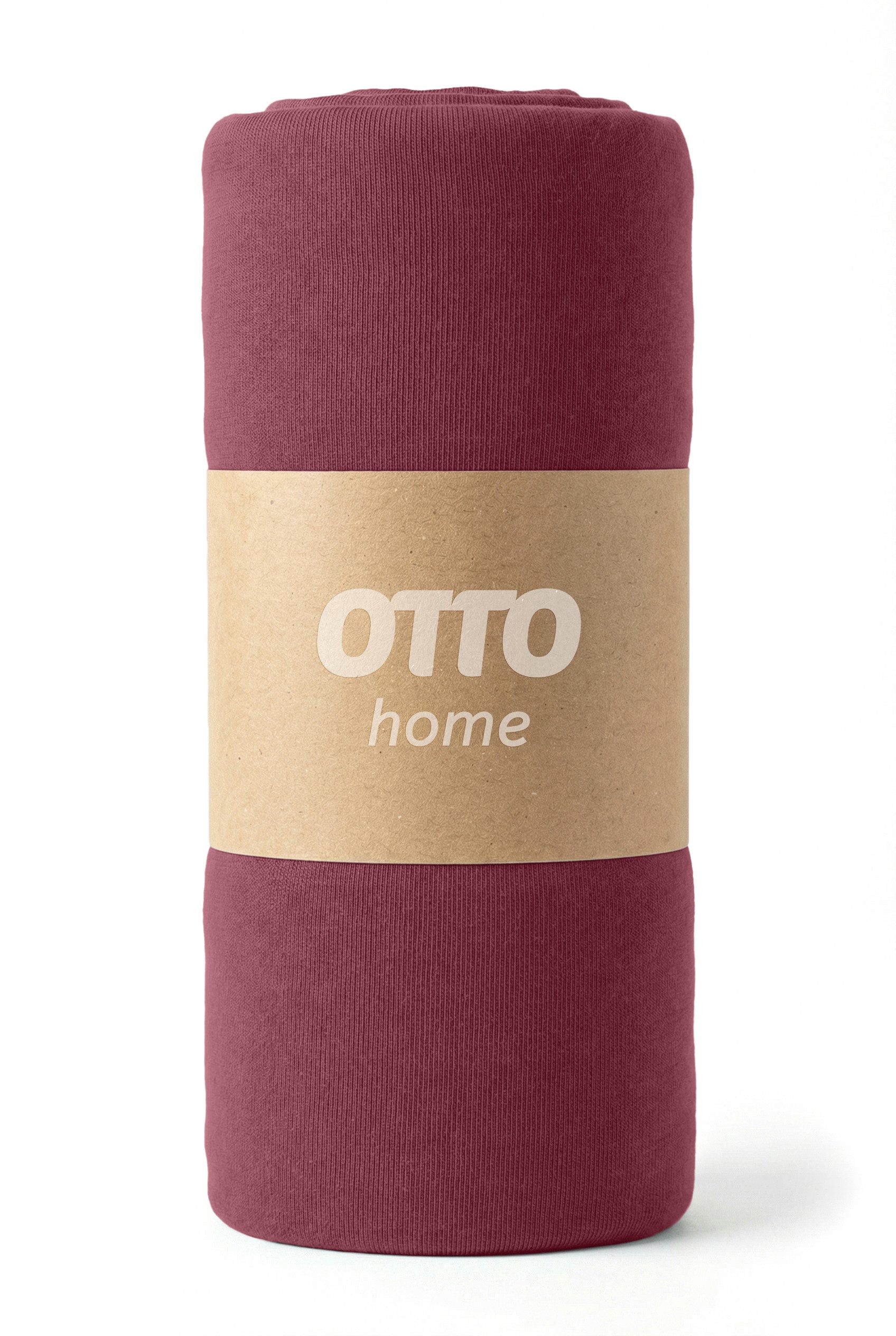 OTTO home Spannbettlaken PHYSALIS in BASIC und PREMIUM Qualität, 100% Baumwolle, Jersey (110 g/m), Gummizug: rundum, (1 Stück), für Matratzen bis 18 cm Höhe, Bettlaken, Spannbetttuch, pflegeleicht