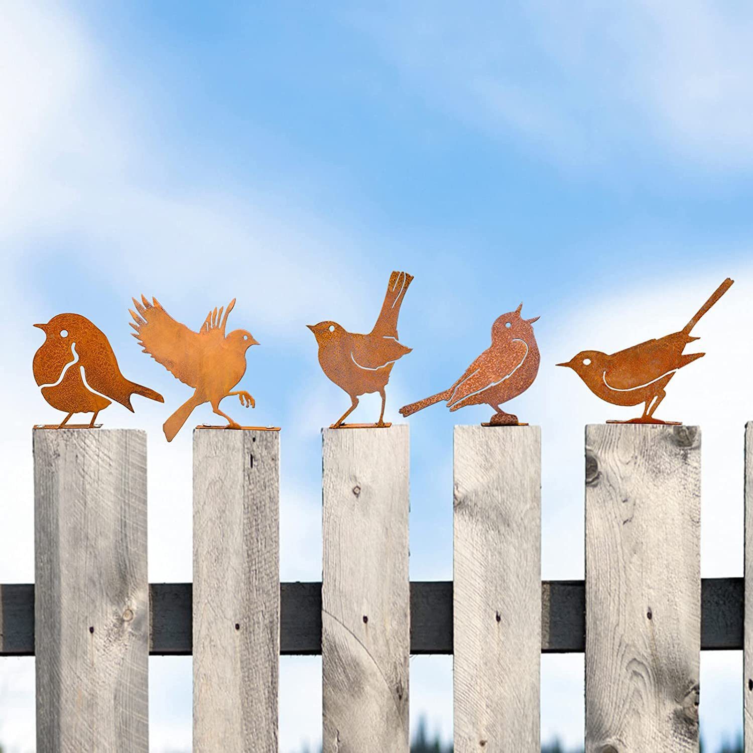 Coonoor Gartenfigur 5 Stück Dekorative Vögel, günstig online kaufen
