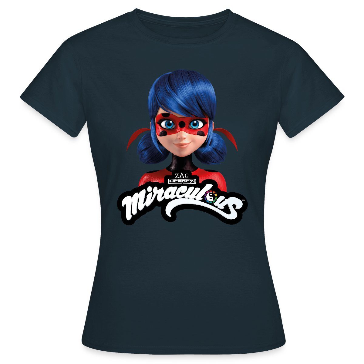 Spreadshirt T-Shirt Miraculous Ladybug Mit Logo günstig online kaufen