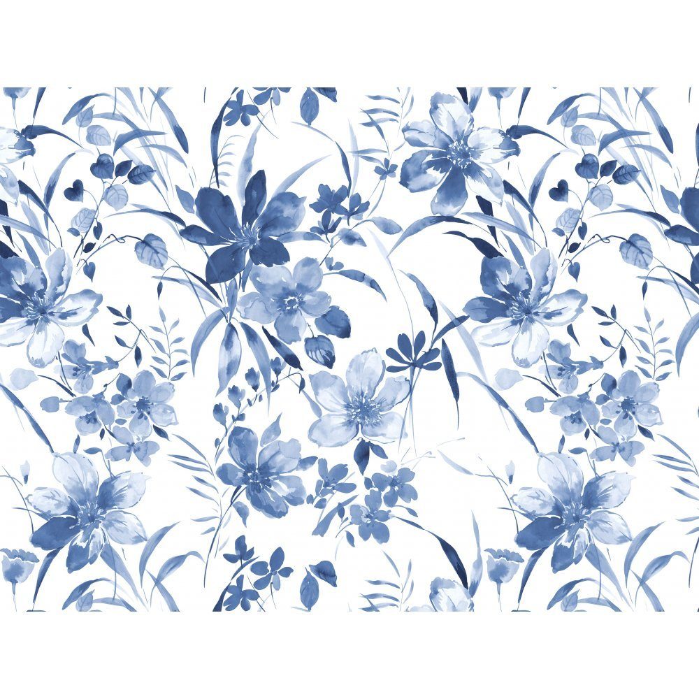 raxxa, Platzdecken) (Set, raxxa Platzset, Premium-Platzset"FLOWERS_MERRIMENT_BLUE", 2-St.,