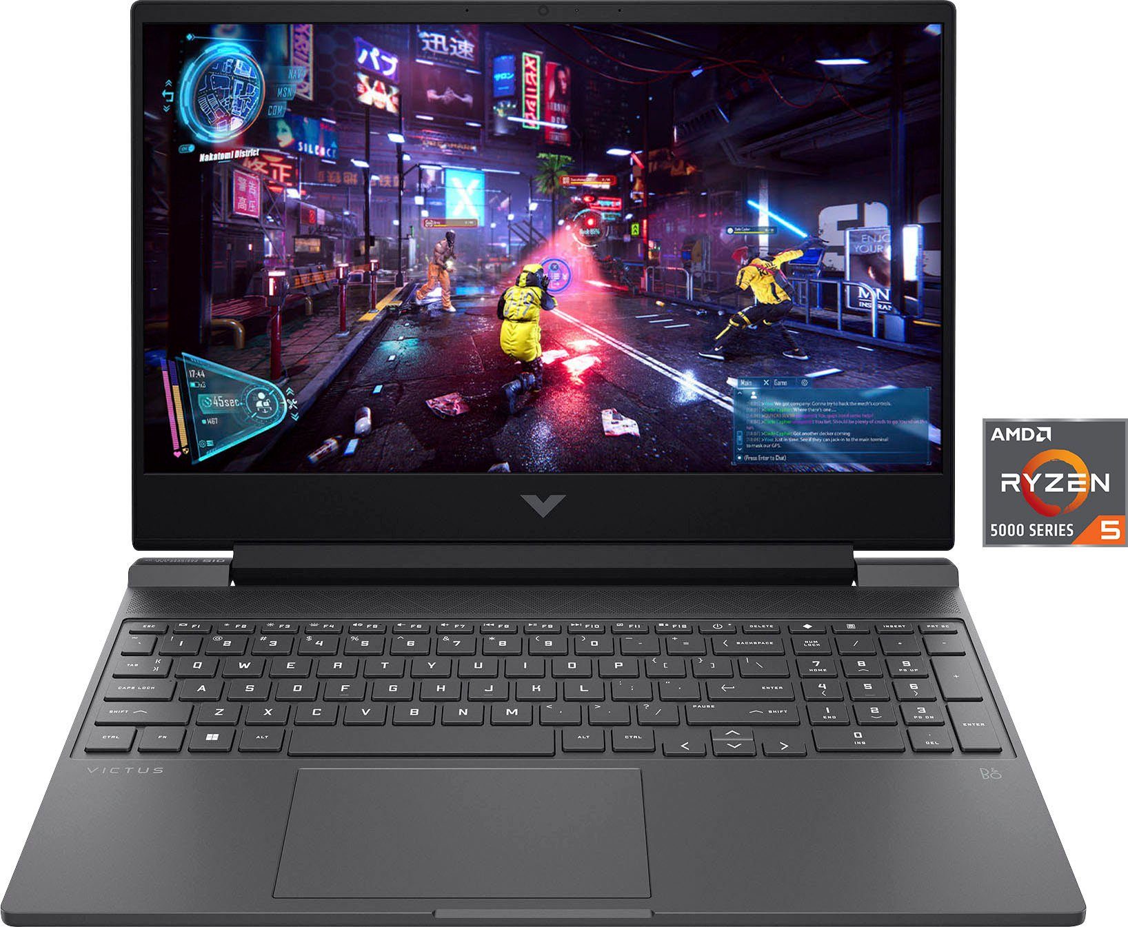 Victus by HP Victus 15-fb0354ng Gaming-Notebook (39,6 cm/15,6 Zoll, AMD  Ryzen 5 5600H, Radeon RX 6500M, 512 GB SSD)